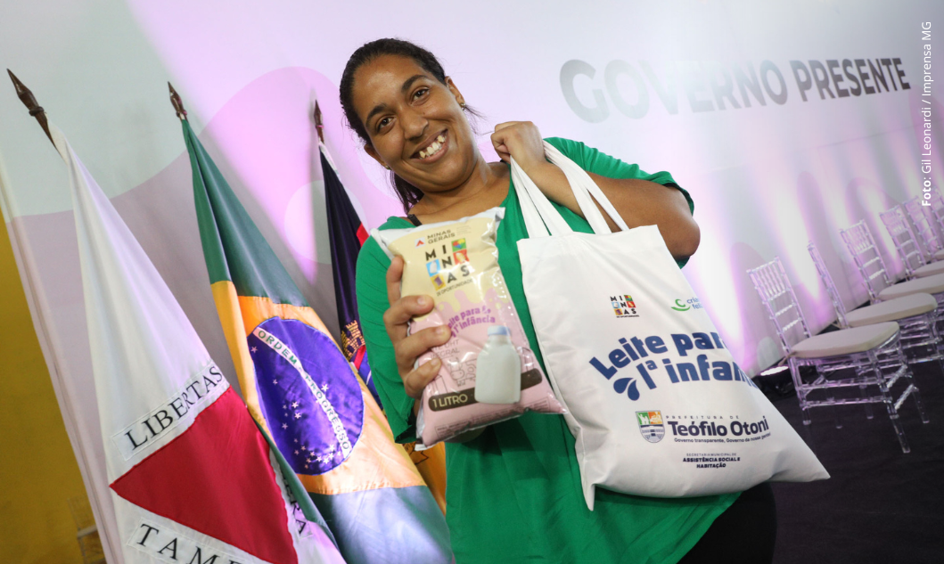 Governo de Minas avança na expansão do programa Leite pela Primeira Infância