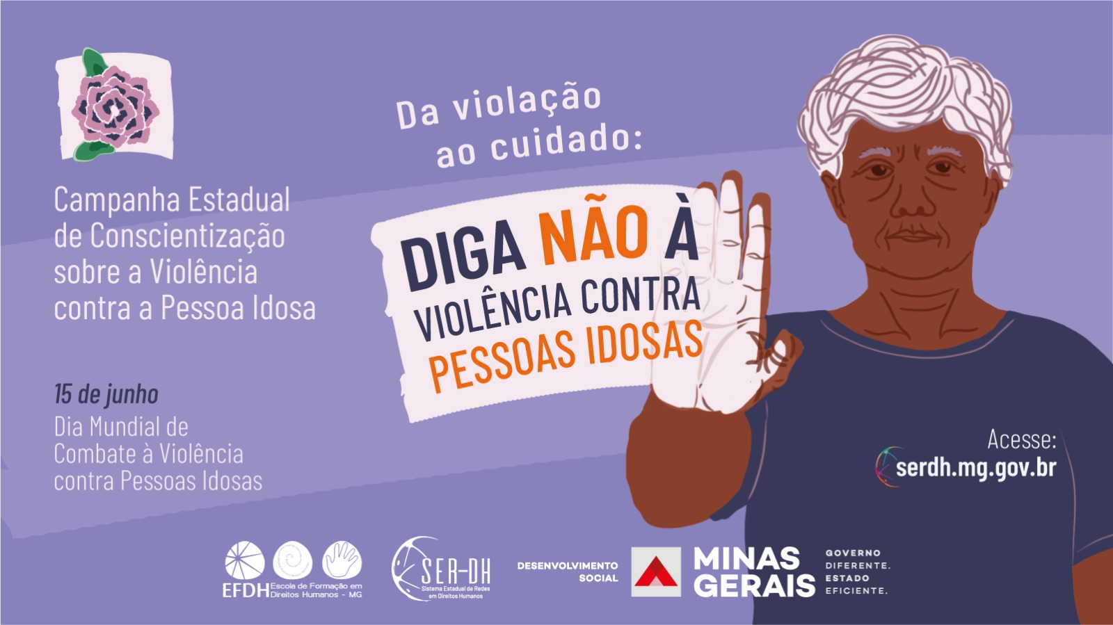 Sedese lança “Campanha Estadual de Conscientização sobre a Violência Contra a Pessoa Idosa”