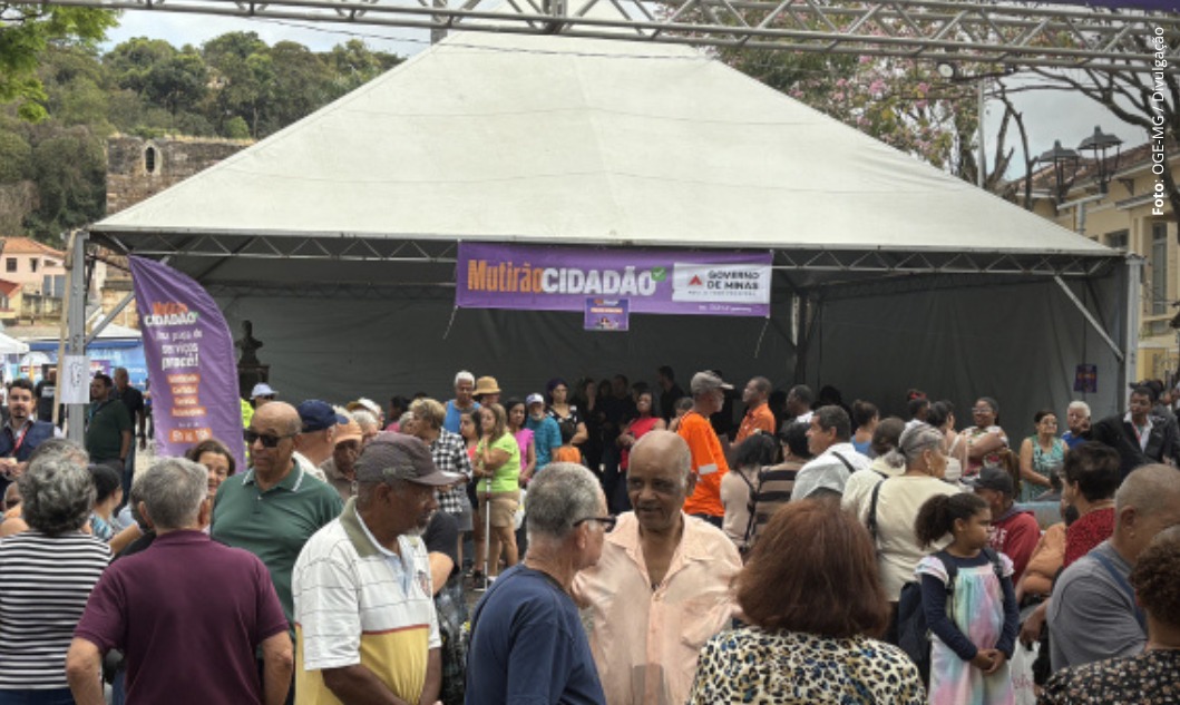 Governo de Minas leva mais de 30 serviços gratuitos à população no 2º Mutirão Cidadão em Sabará