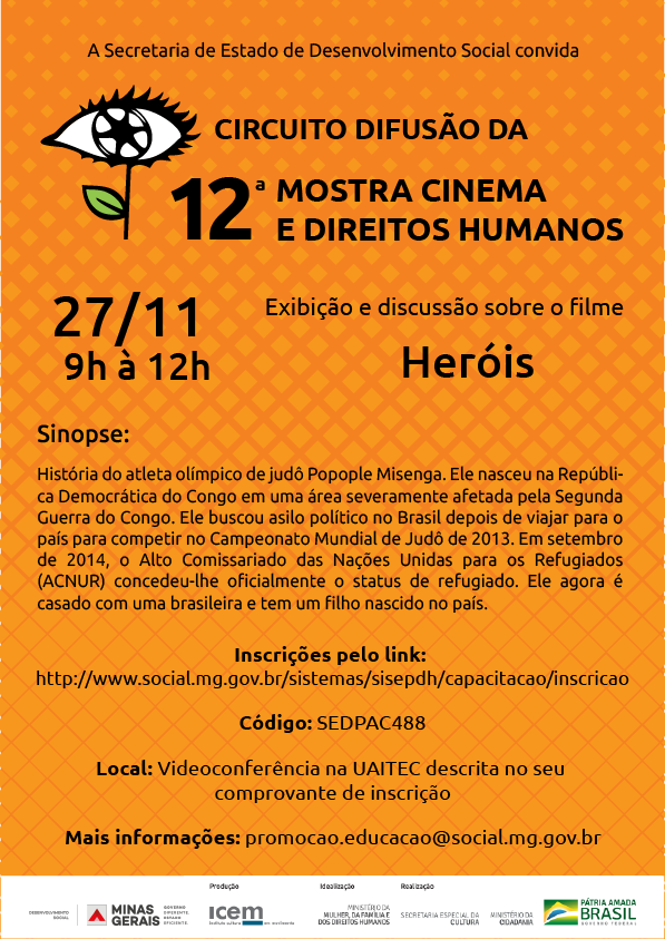 Sedese promove exibição e discussão sobre o filme “Heróis”